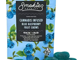 Blue Raspberry Gummies at Weedway, Sunland Tujunga, LA